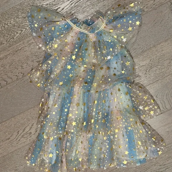 Pastel stars dress - Picture 3 of 3